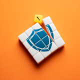 Cracked liability shield representing the risk of piercing the corporate veil